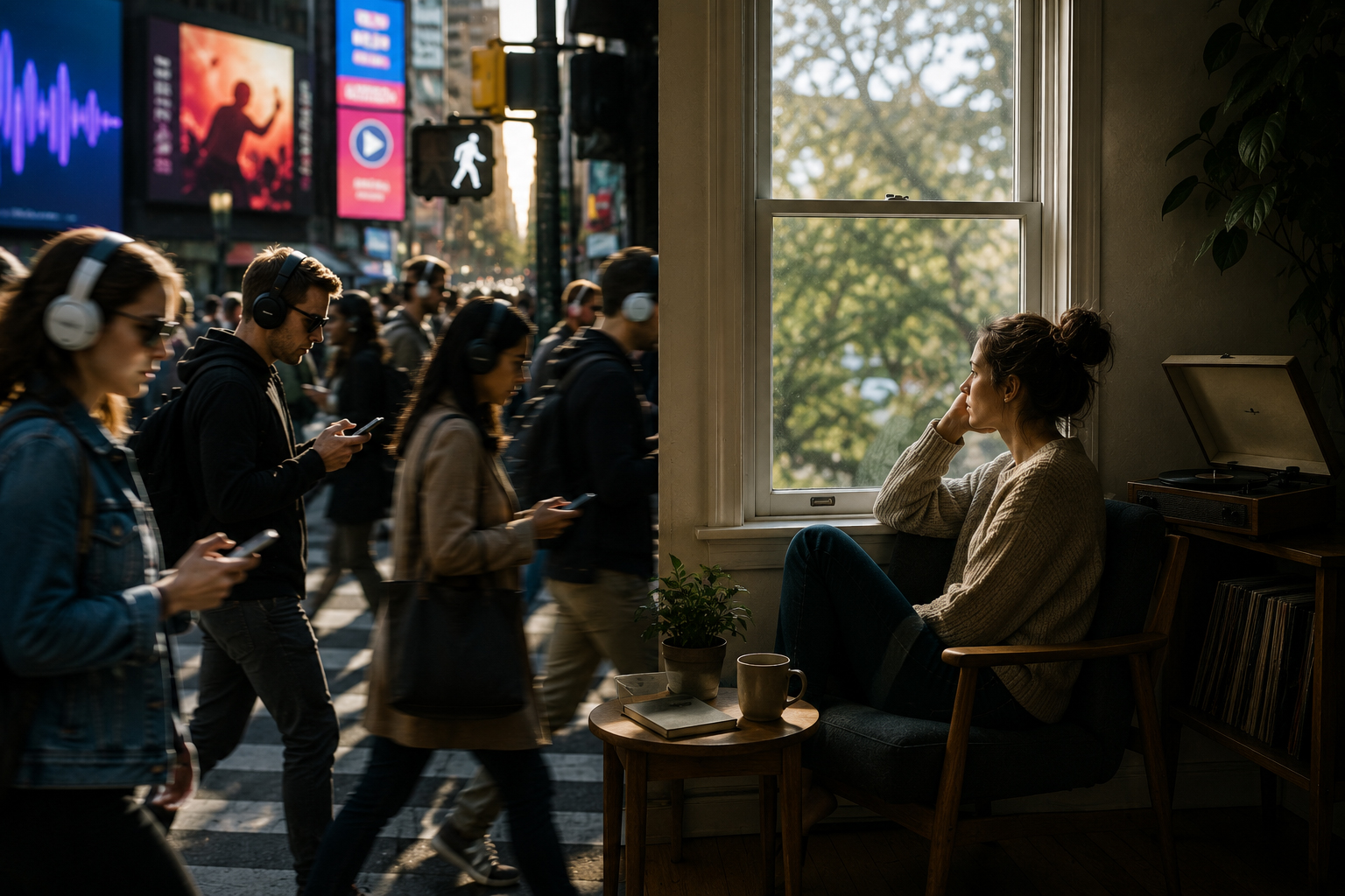 The Sound of Silence: Is Music Everywhere All the Time Making Us Less Capable of Actually Listening?